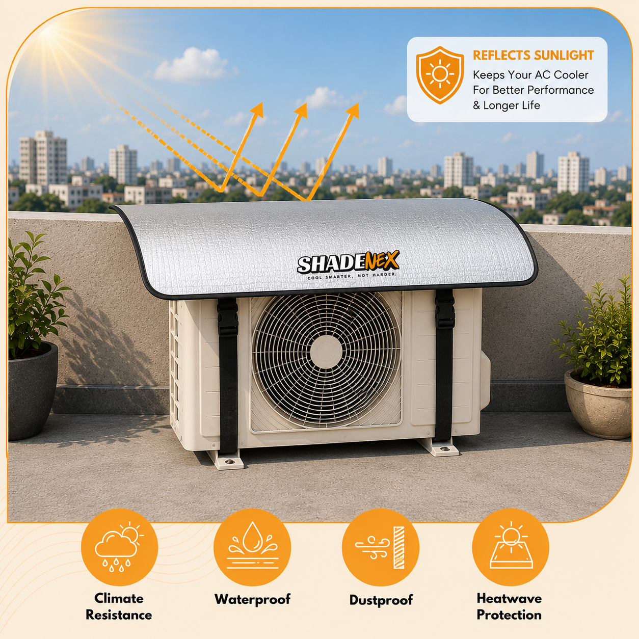 ShadeNex™ AC Outdoor Unit Protection